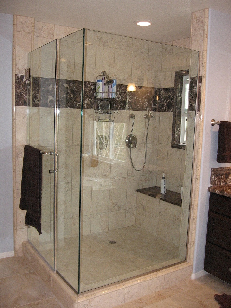 shower, bathroom, large, spa, marble, tile, brown bathroom, brown spa, brown shower, bathroom, bathroom, bathroom, bathroom, bathroom, tile
