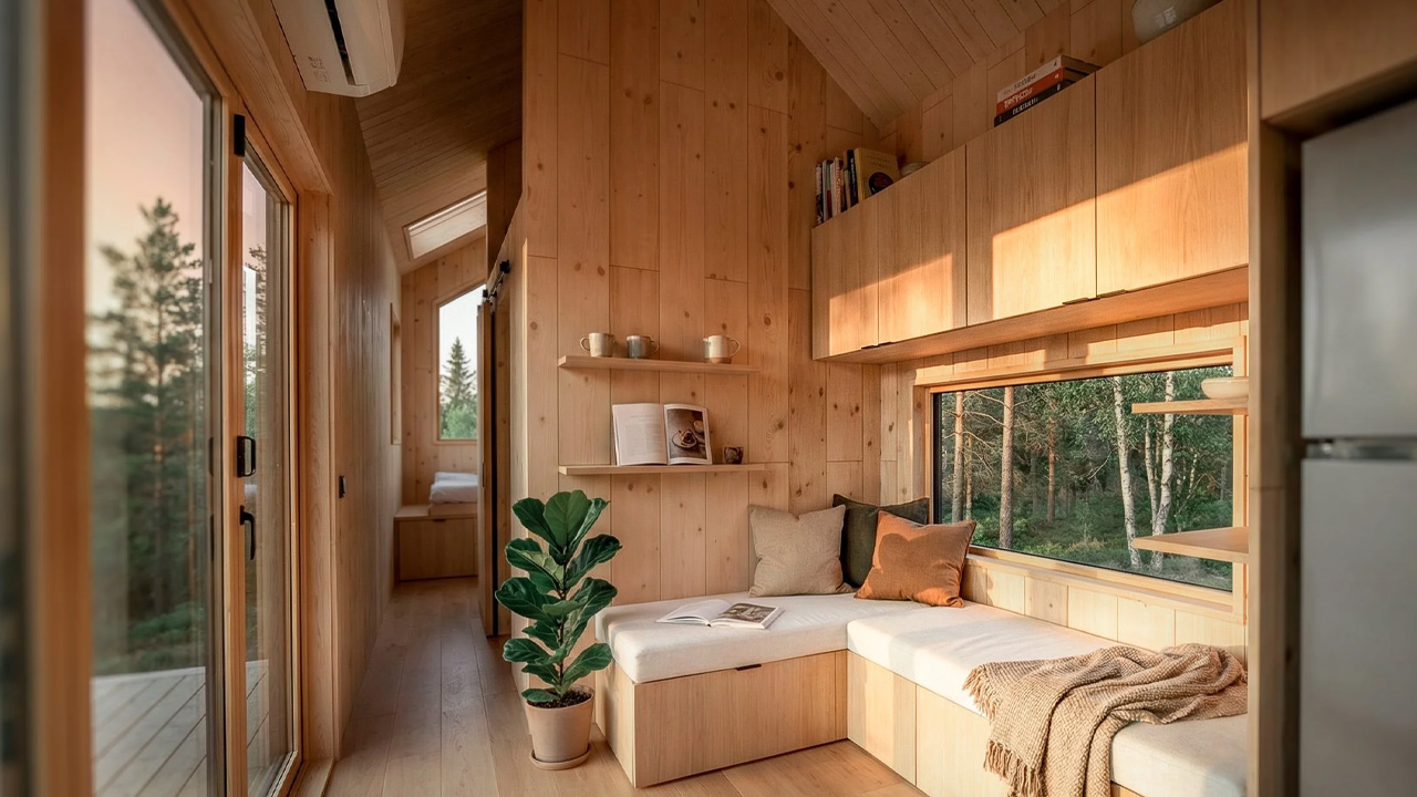 Single-Level Narlu Tiny House has Free-Flowing Layout
