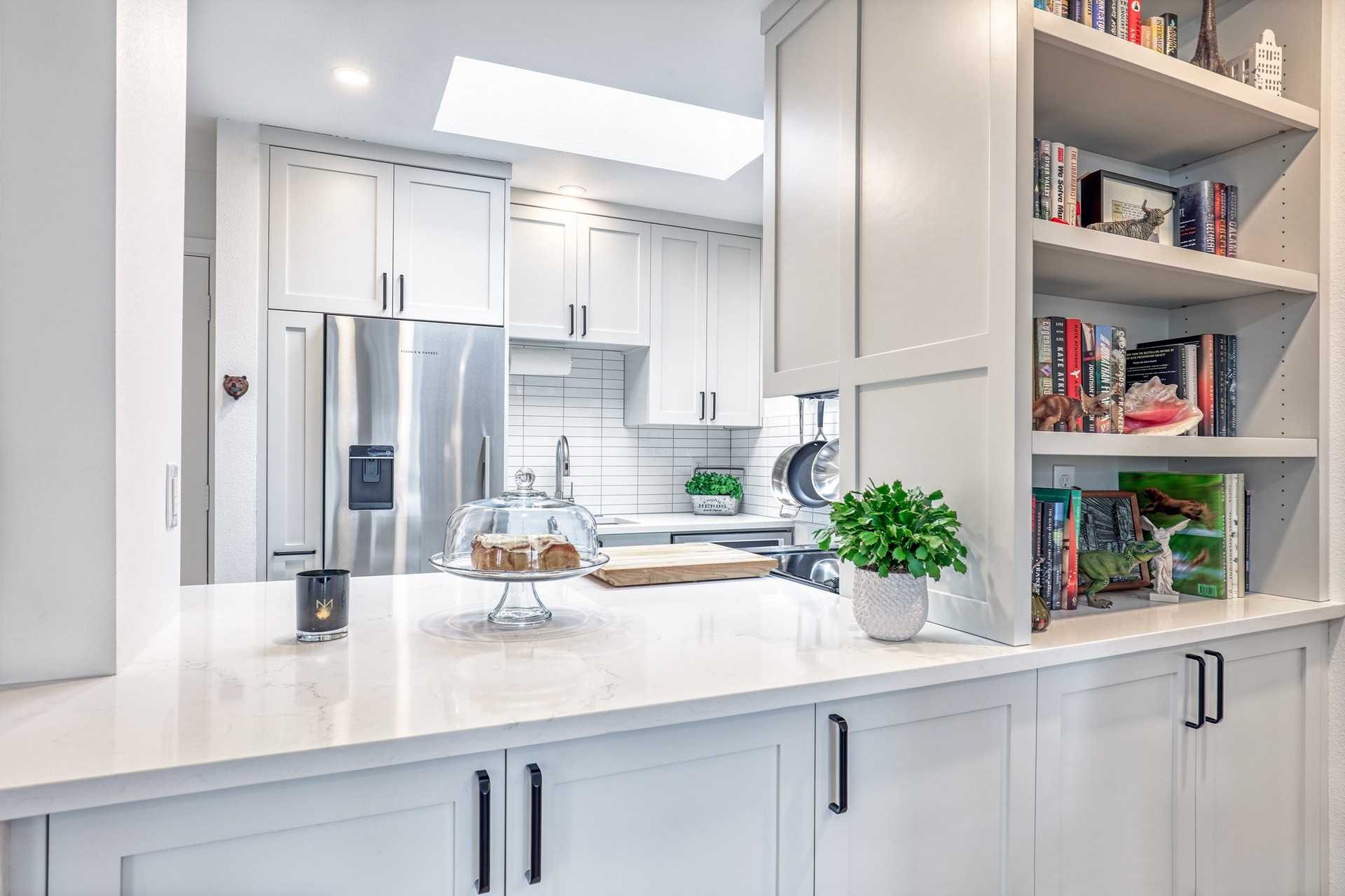 Small Galley Kitchen in a Queen Anne Condo | Schulte Design Build