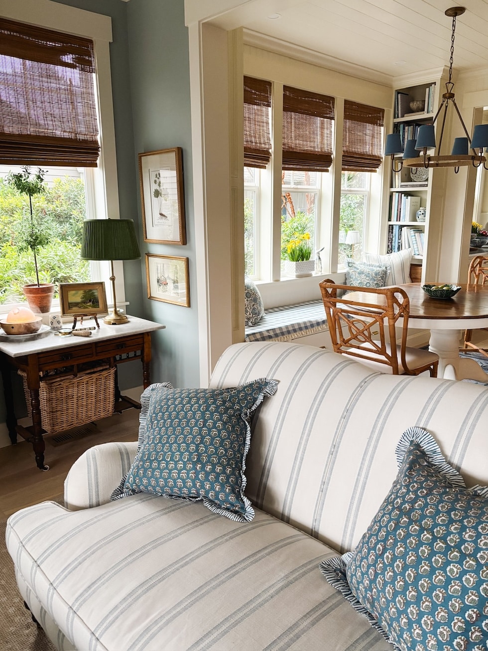 Spring in Our Keeping Room (and how we made this small home work even better for us!) - The Inspired Room