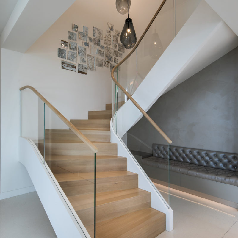 Staircases With Glass Rails - Custom Stairs by Arcways