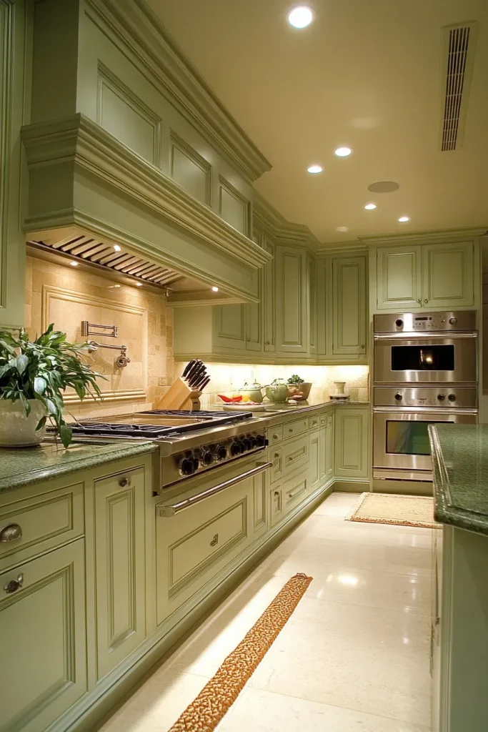 The Ultimate Guide to Rustic Sage Green Kitchen Cabinets | George Cabinetry