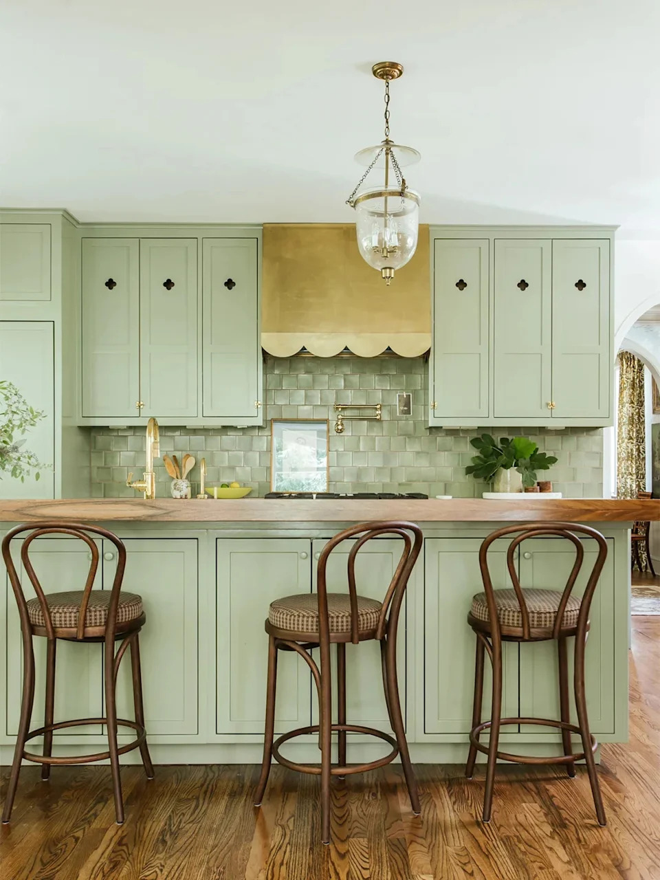 These 13 Kitchens Prove That Sageing Your Cabinets Is the Ultimate Design Cleanse