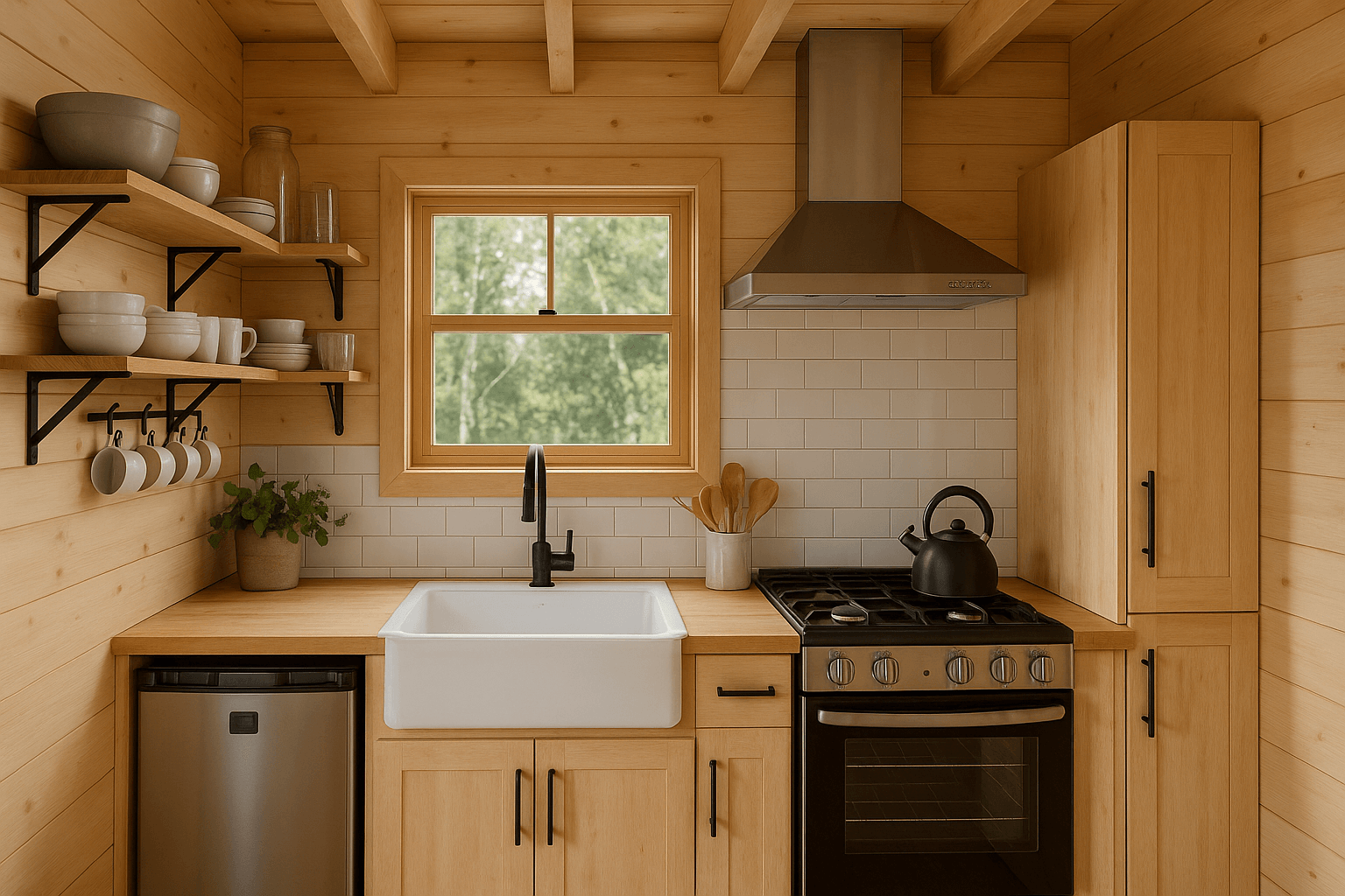 Tiny House Kitchen Design & Appliance Guide (2026) | Little Houses for Sale