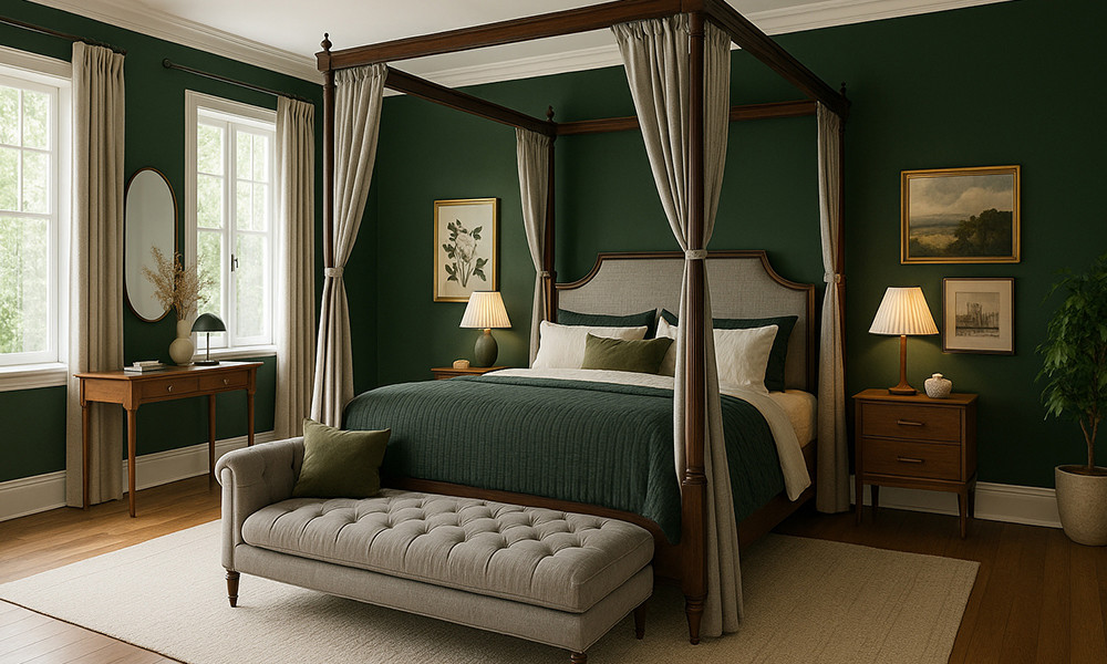 Top 10 Dark Green Bedroom Ideas That Are Trending Right Now