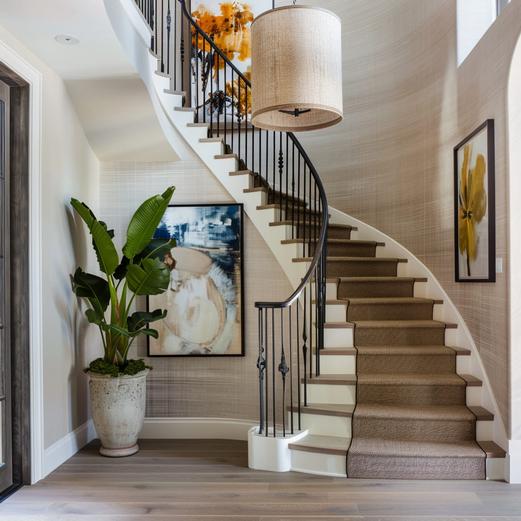 Top Luxury Staircase Design Ideas for Modern Mansions | FH