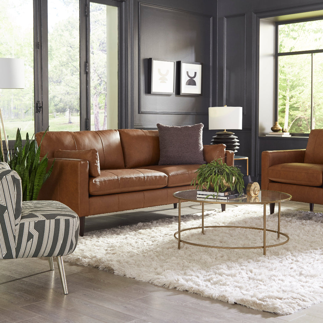 Trafton Leather Sofa - Furniture Fair