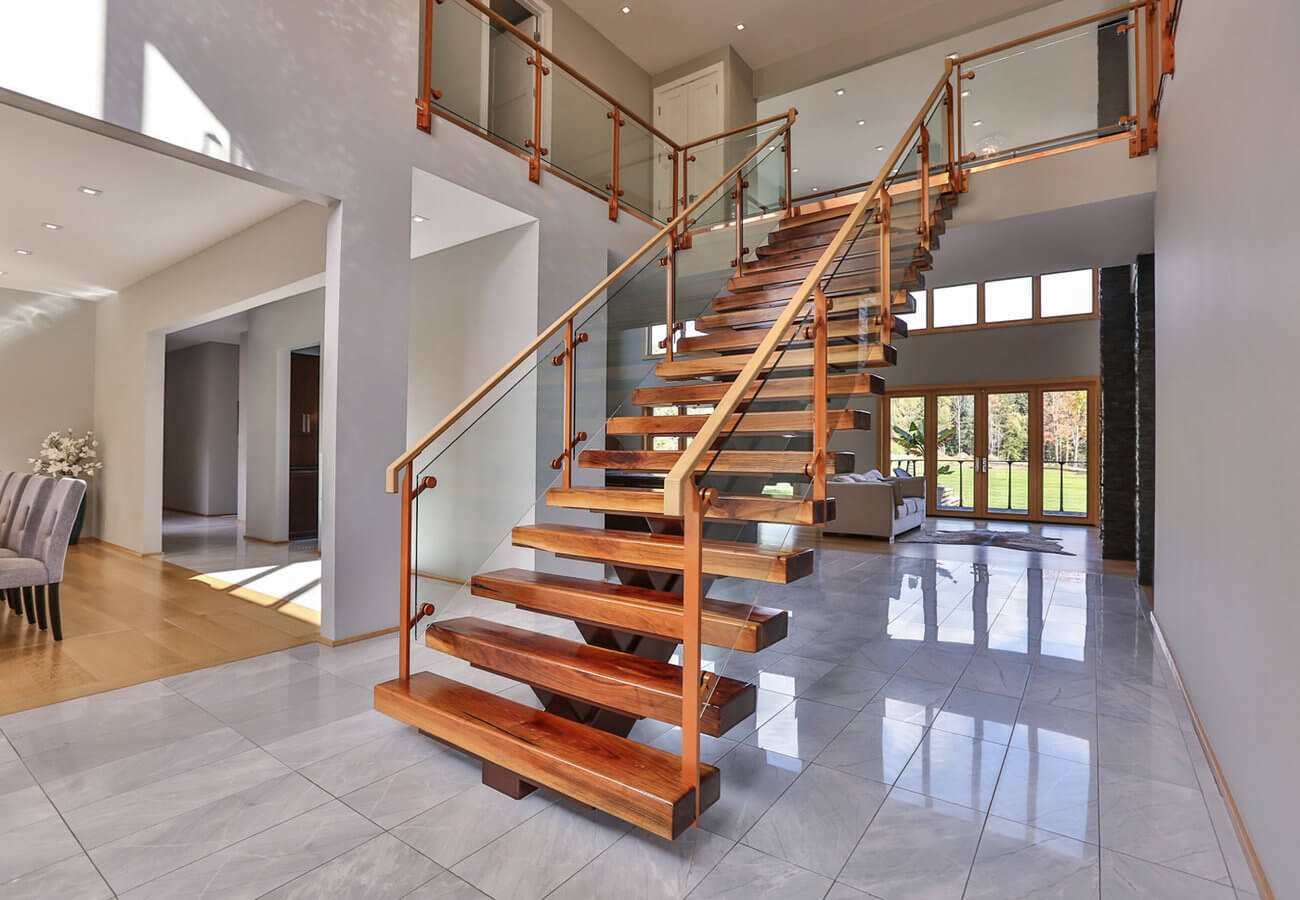 Types of Modern Luxury Staircase Designs - Keuka Studios