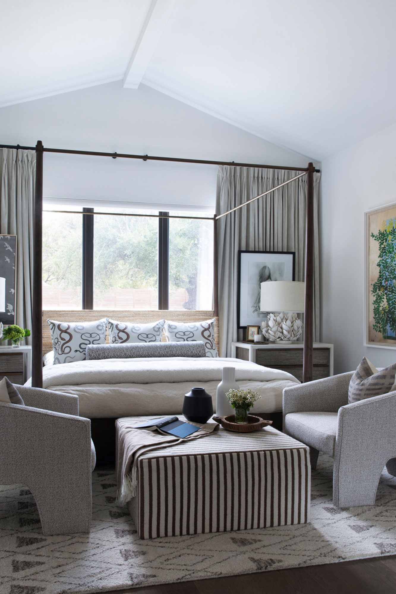Use Curtains Behind Your Bed for a Stunning Design Statement | Apartment Therapy