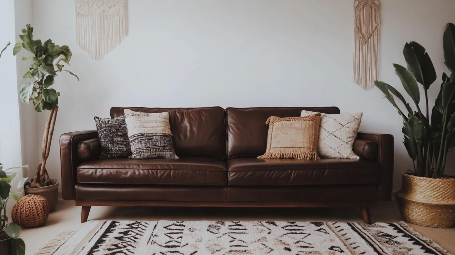 What Color Goes With Brown Leather Sofa? – Nolan Interior