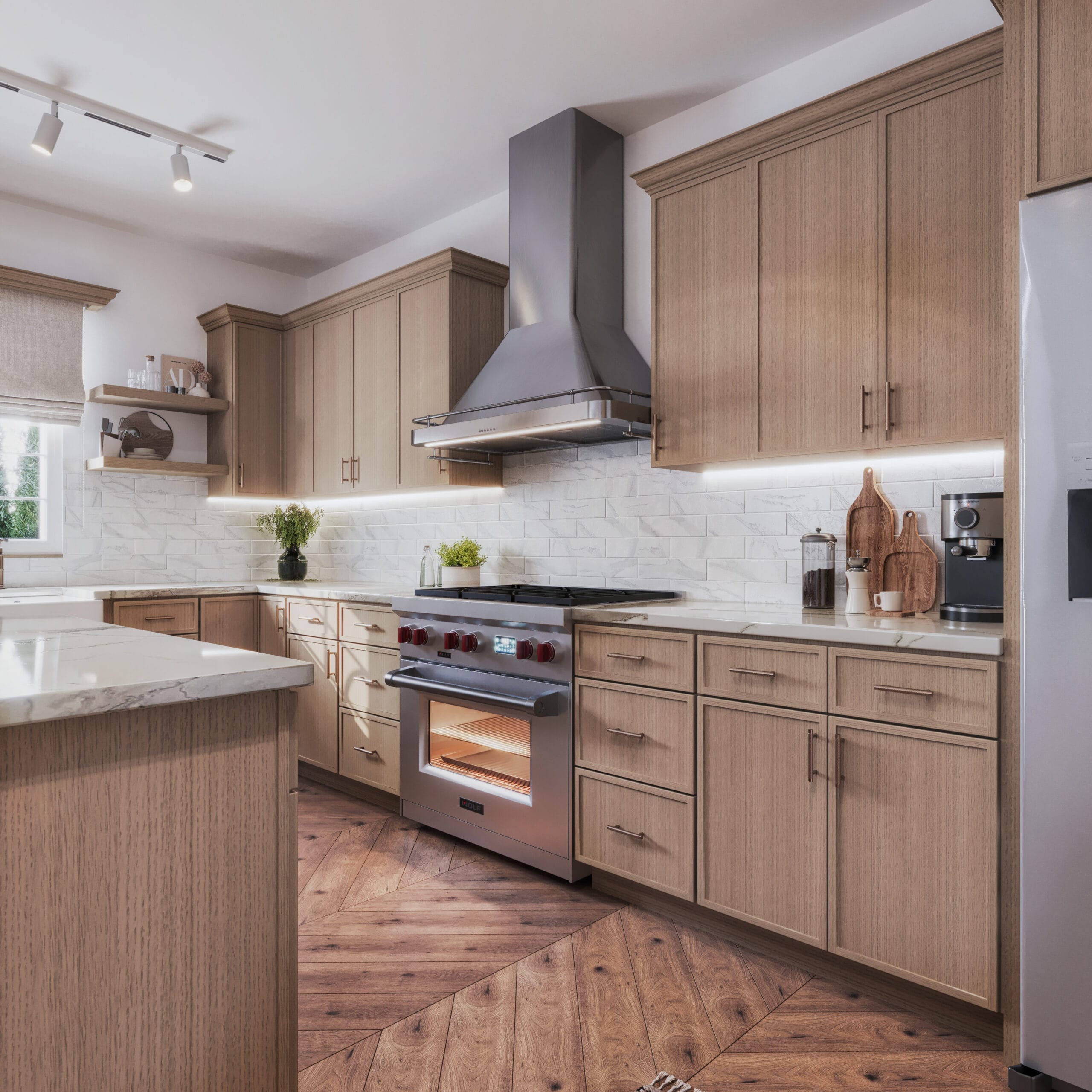 White Oak Kitchen - ABCabinetry Project