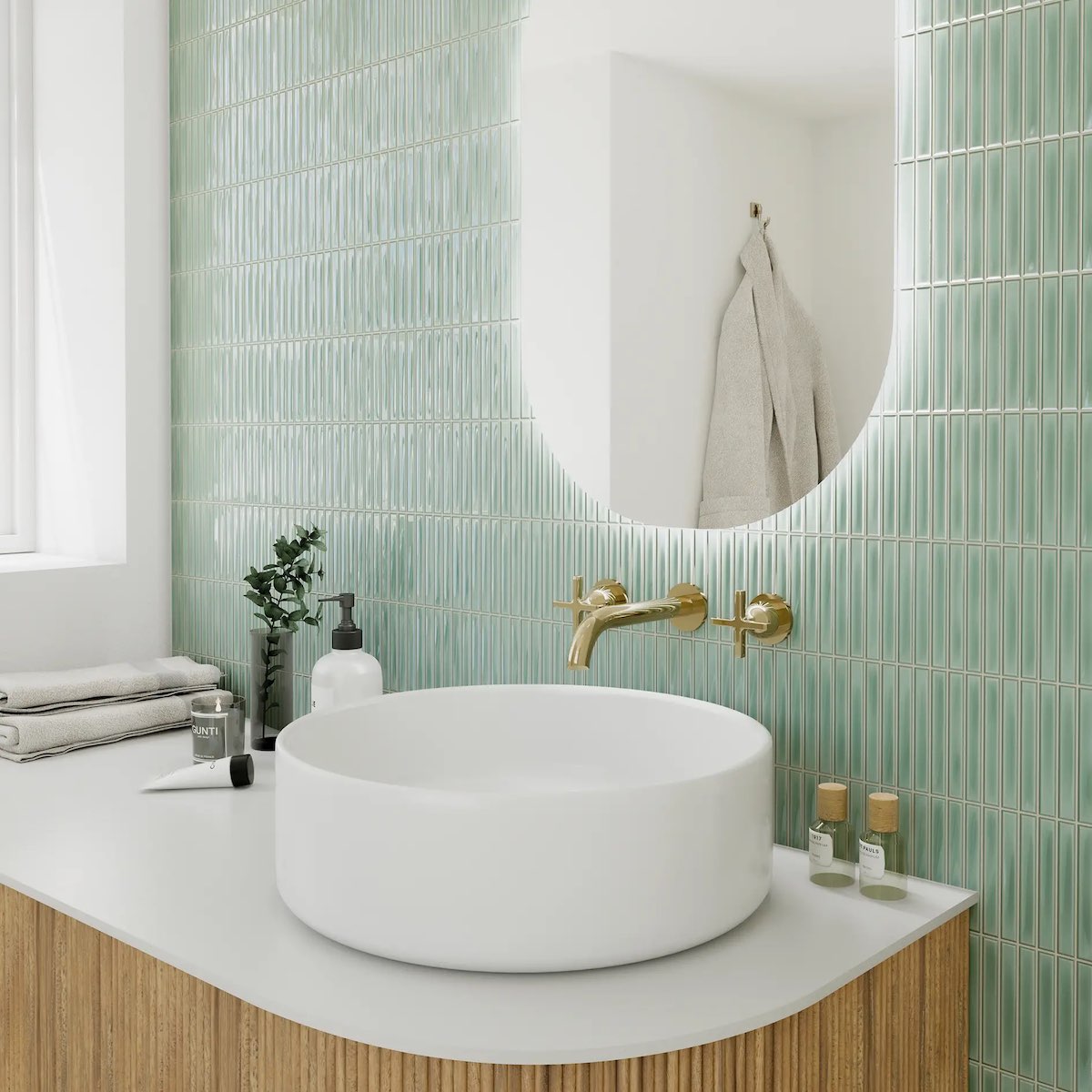 10 Ways To Use Green Wall Tiles In Bathrooms – Porcelain Superstore