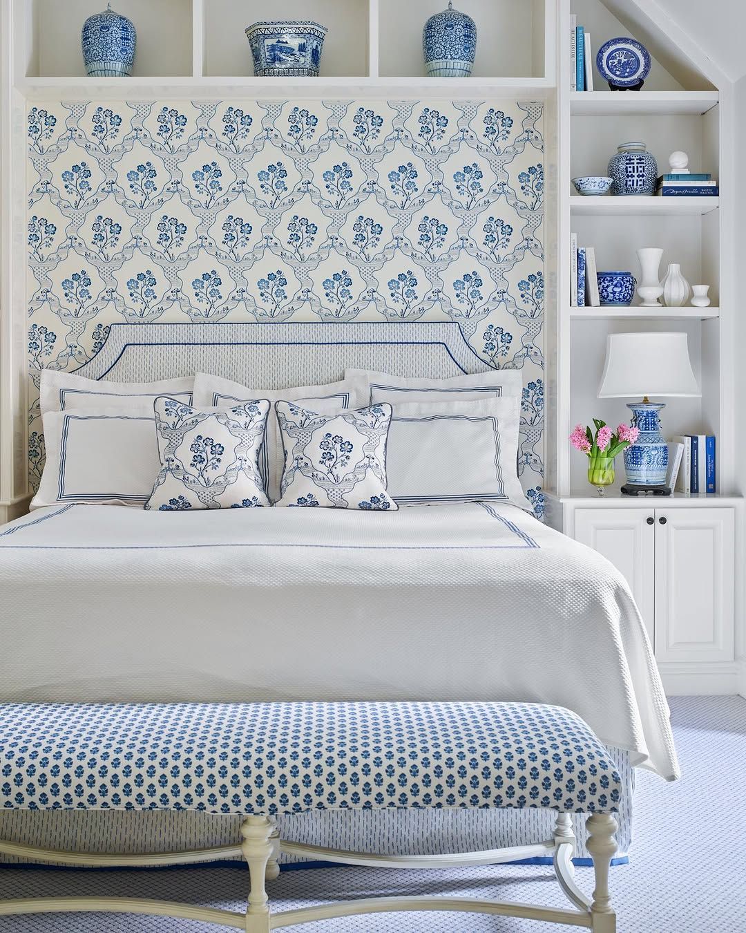 11 Blue and White Decor Ideas for 2026 Where Classic Patterns Replace Flat, Colorless Interiors
