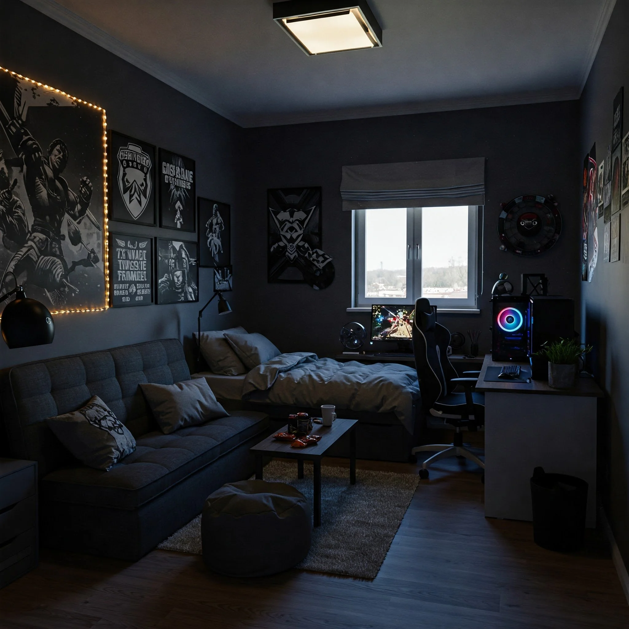 15 Small Bedroom Gaming Room Ideas for Gamers