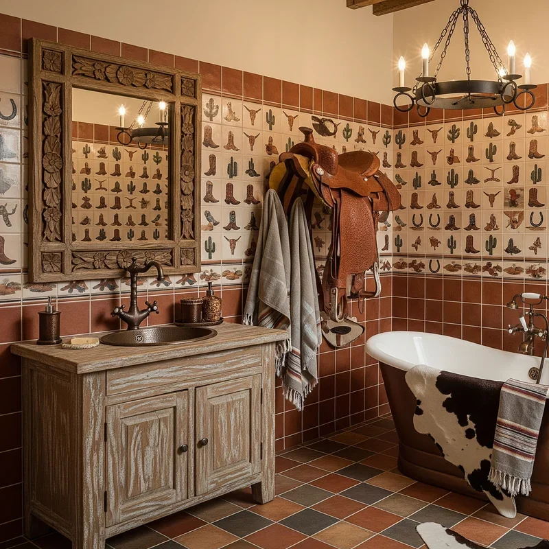 15 Western Bathroom Ideas to Bring Ranch Style Home