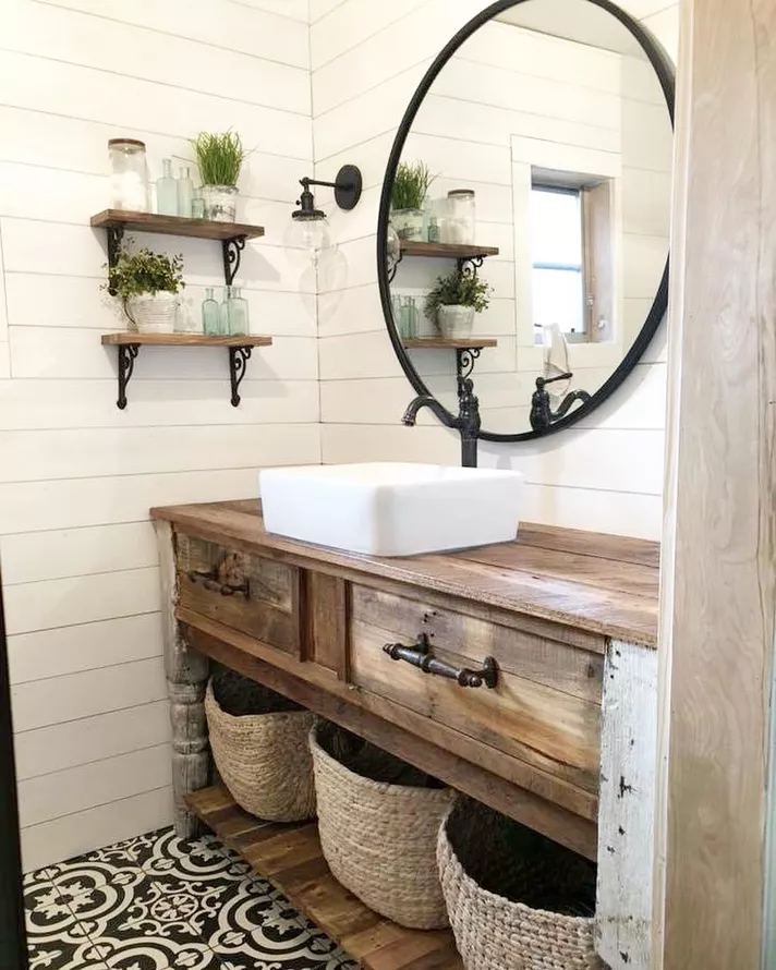 20 Rustic Bathroom Ideas for Chic Farmhouse Vibes