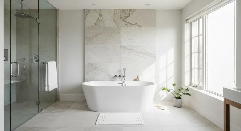 22 Breathtaking Stone Bathroom Ideas to Turn Your Space Into a Natural Sanctuary - Homeluxefit