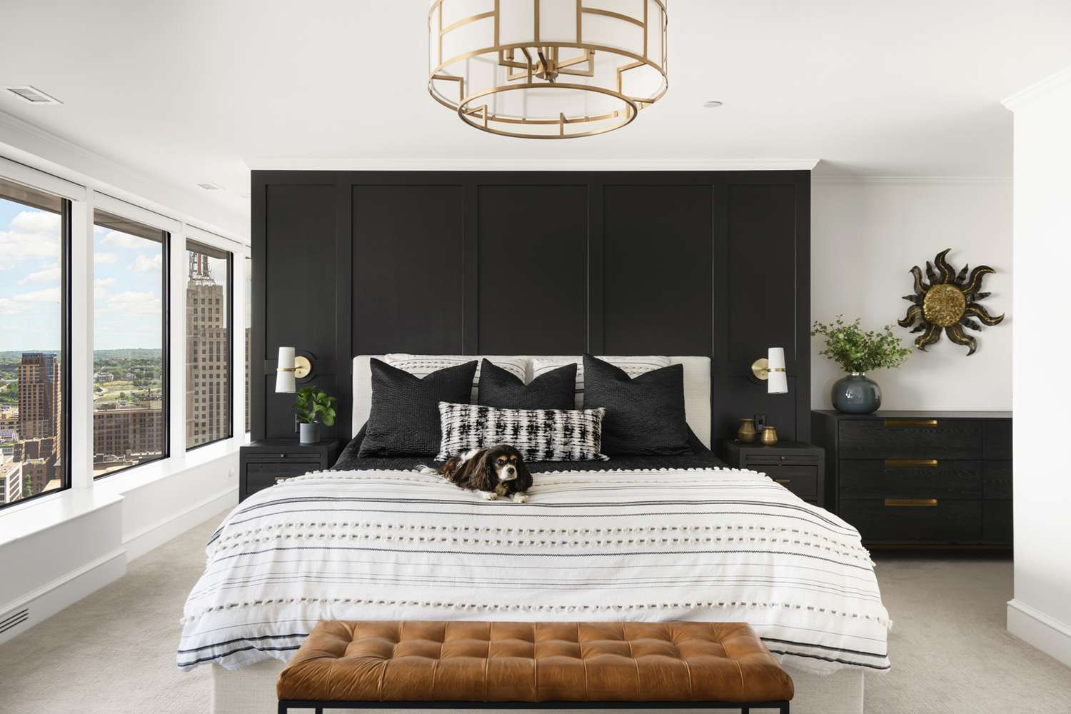 25 Bedrooms With Black Accent Walls