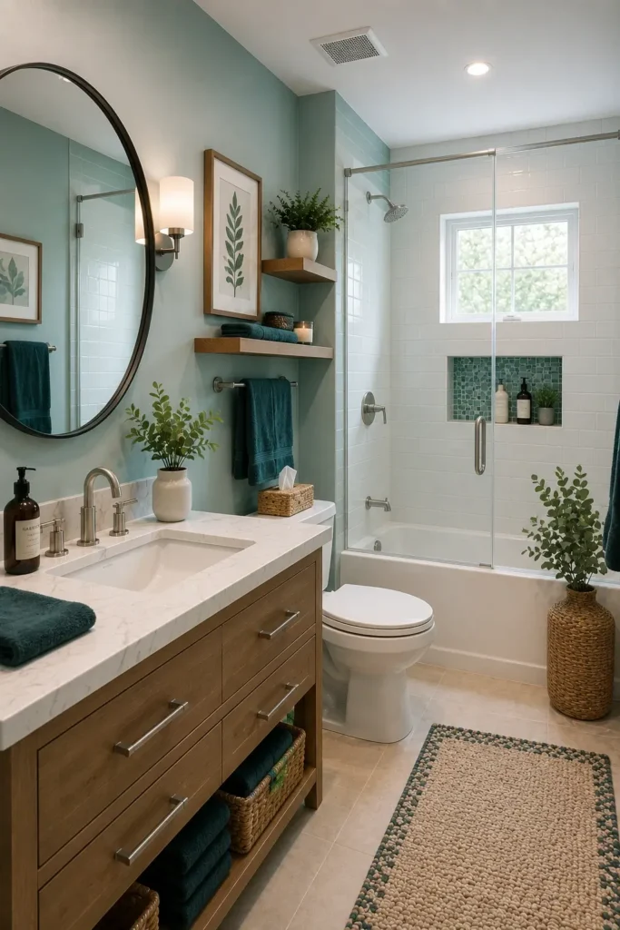 27 Teal Bathroom Ideas That Look Fresh and Timeless (2026 Guide) - Luxe Home Decors