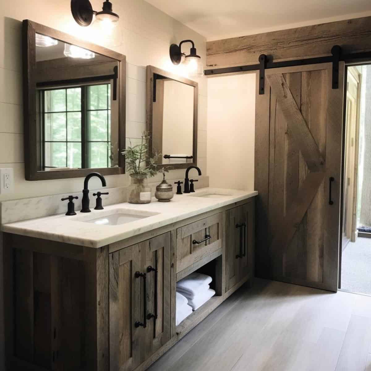 53 Farmhouse Bathroom Ideas for a Chic Upgrade in Your Home
