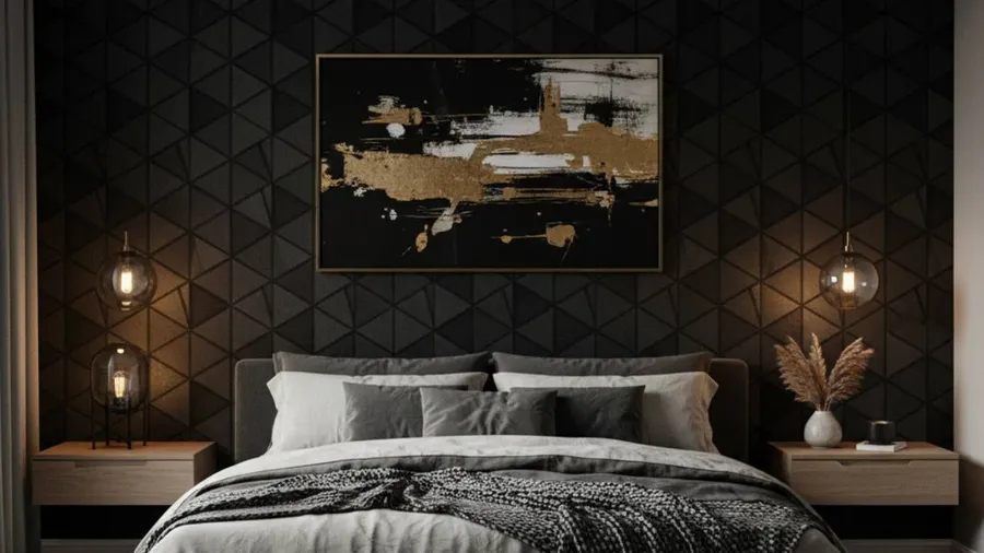 7 Stunning Black Accent Wall Ideas For Bedrooms at Home
