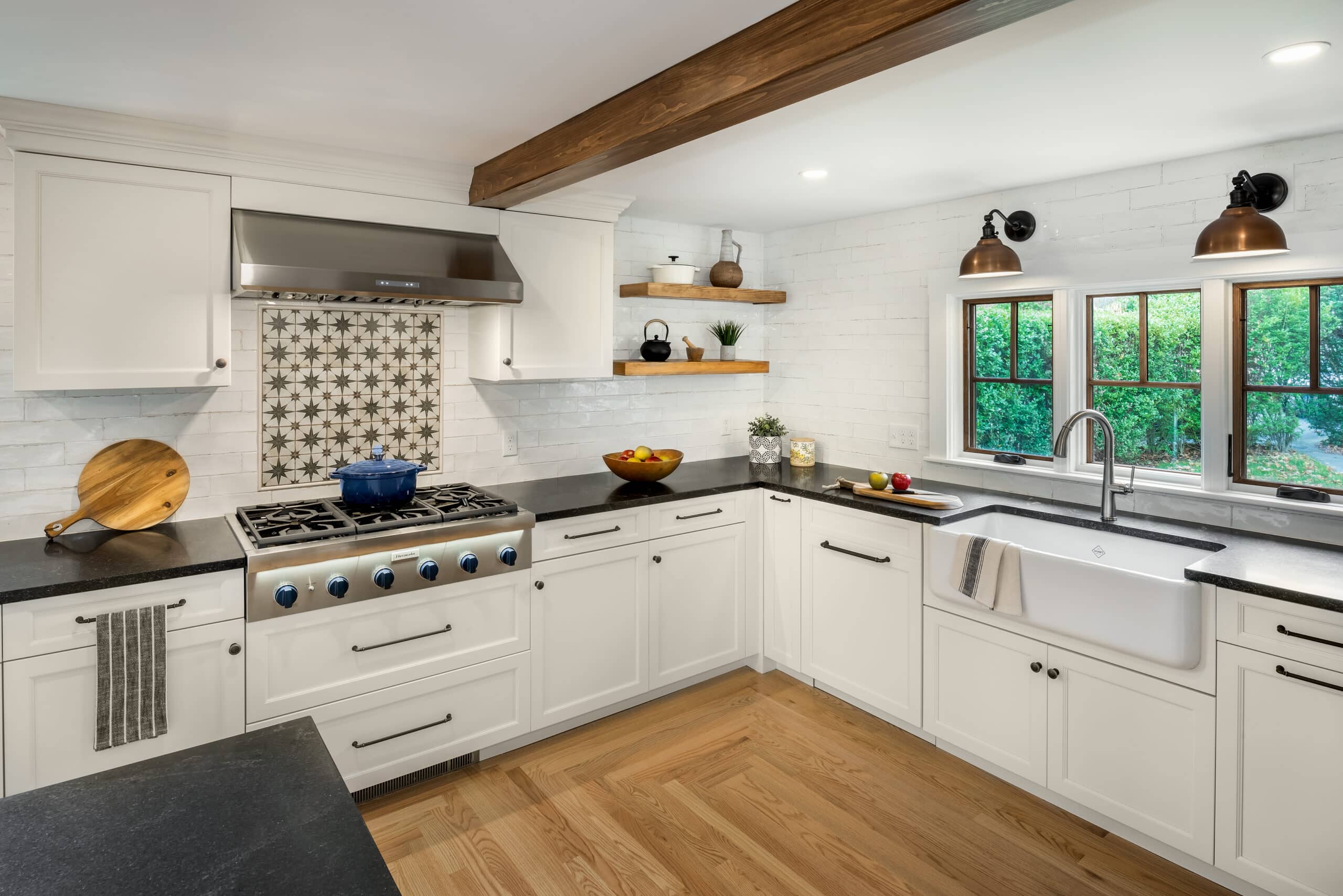 A Kitchen Renovation in an Historic Home in Tiverton, RI – Red House Design Build