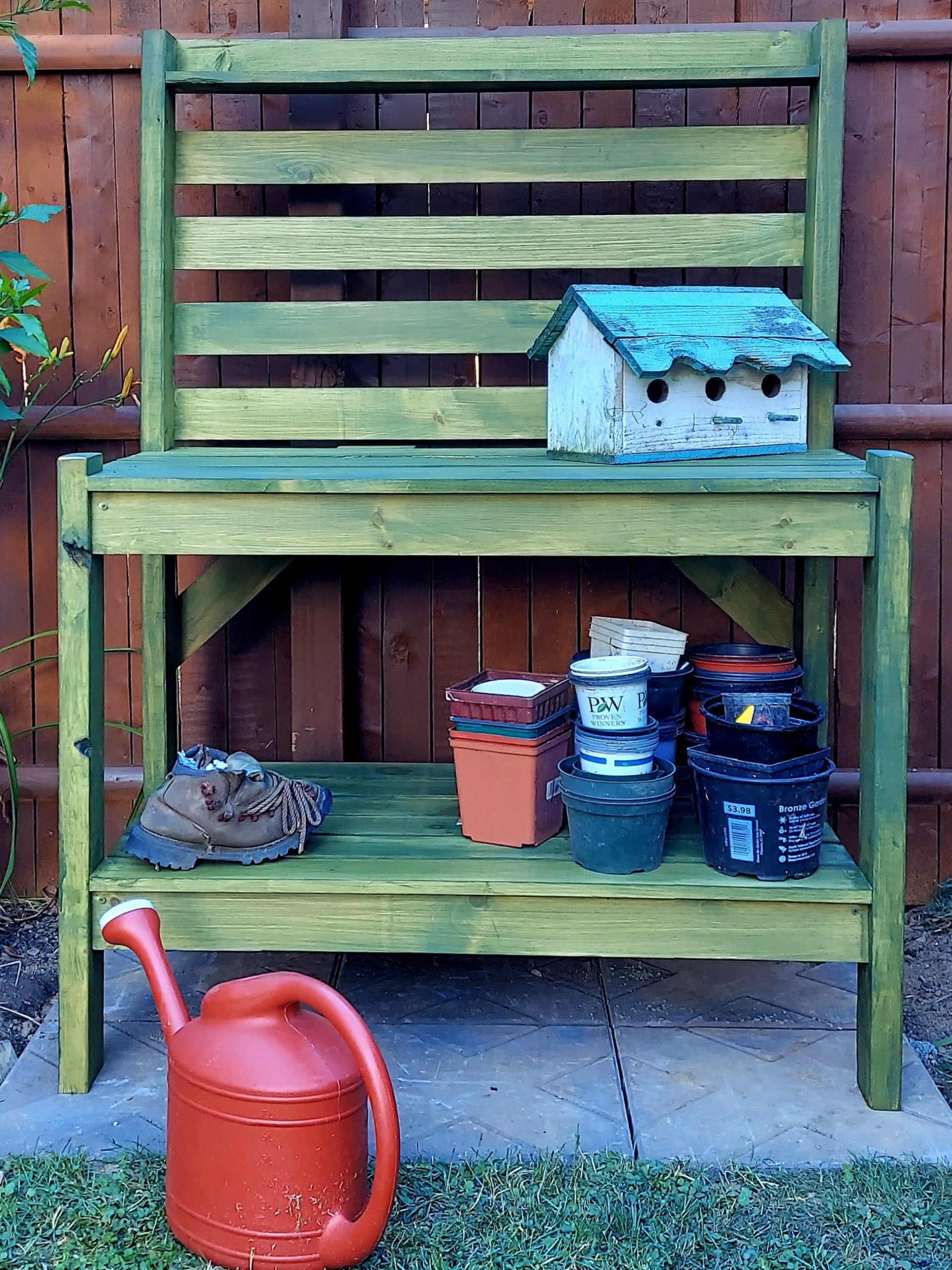 A New Potting Bench for the Backyard at House 173