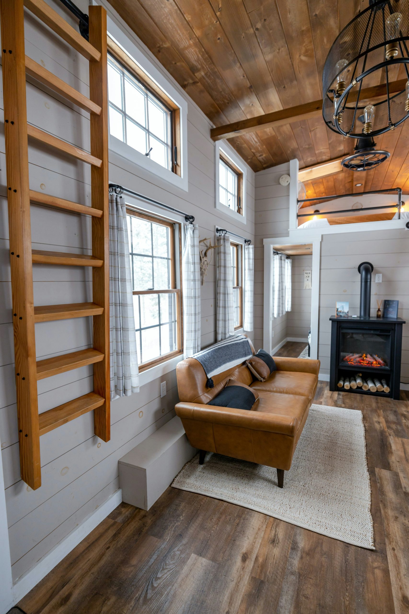 A relaxed living room space with contemporary design