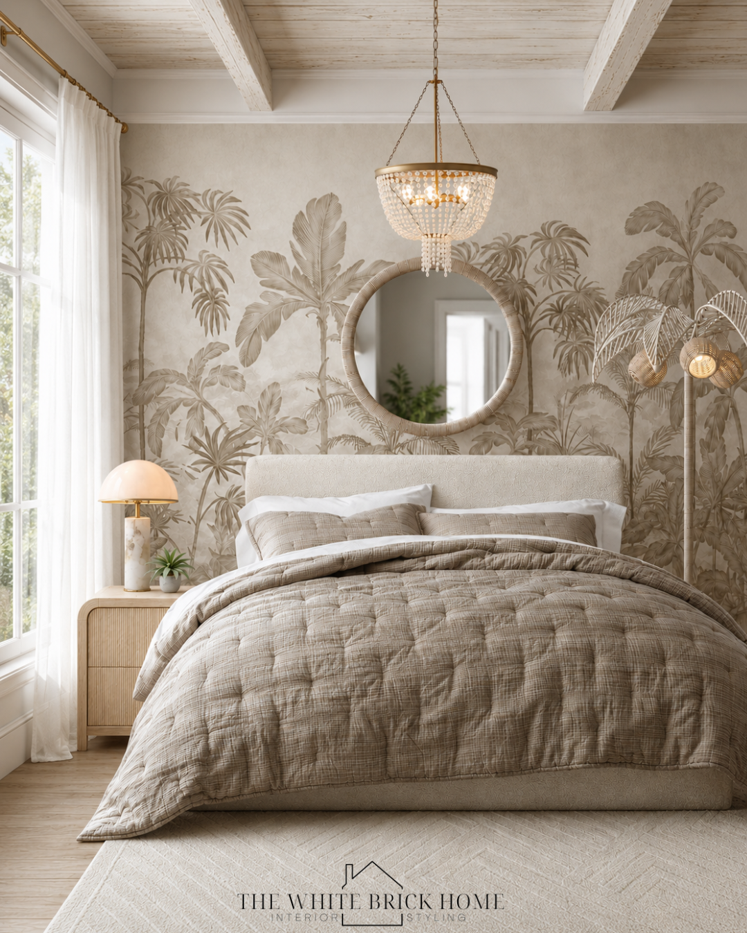A Soft Coastal Teen Bedroom with Elevated Beachy Style — The White Brick Home