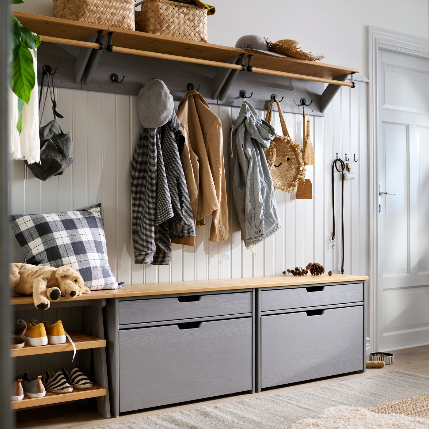 All natural family hallway ideas - IKEA Norway