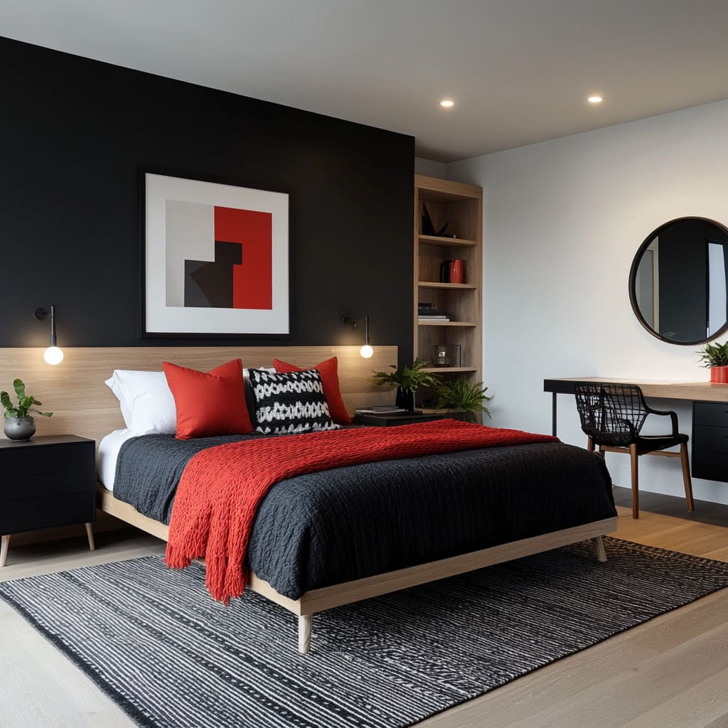 Black & Red Bedroom Ideas: Bold, Stylish & Perfectly Balanced