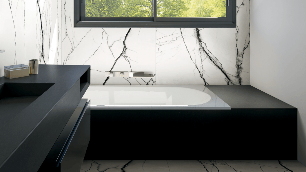 Black & White Bathroom Tile Ideas - Tileist by Tilebar