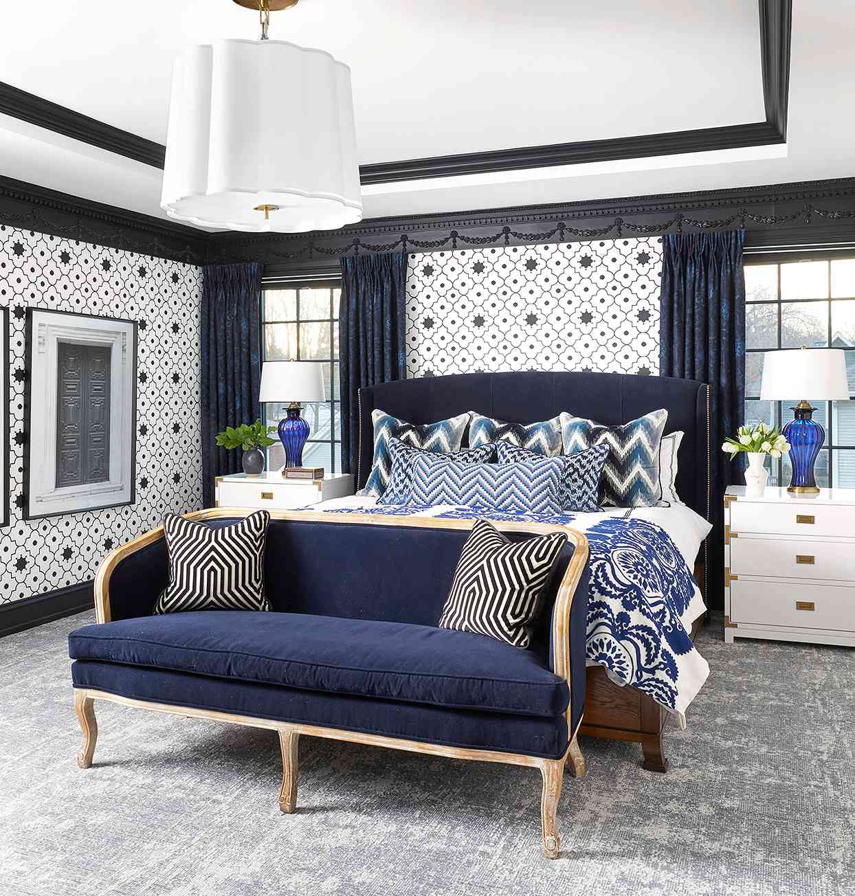 Blue Bedroom Ideas from Light Blue to Deep Navy and In Between