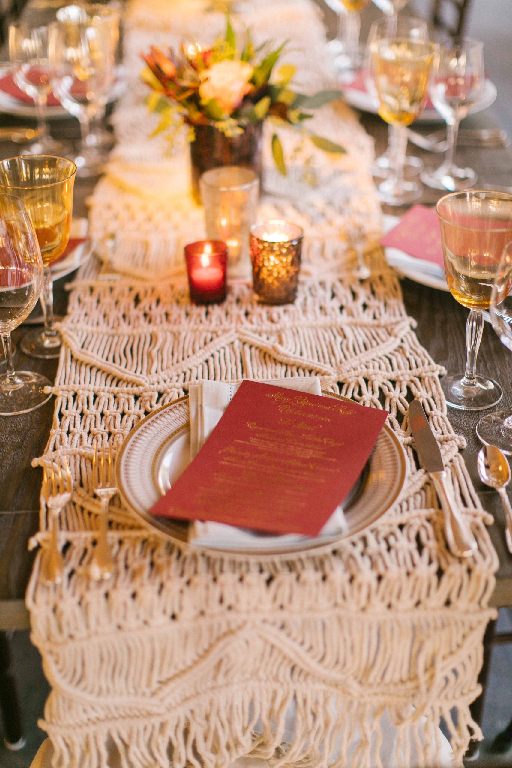 Boho-Chic Table Setting