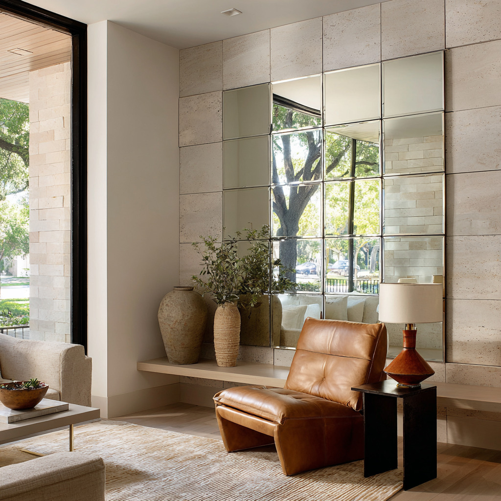 Corner Mirror Ideas That Turn Empty Angles Into Soft Design