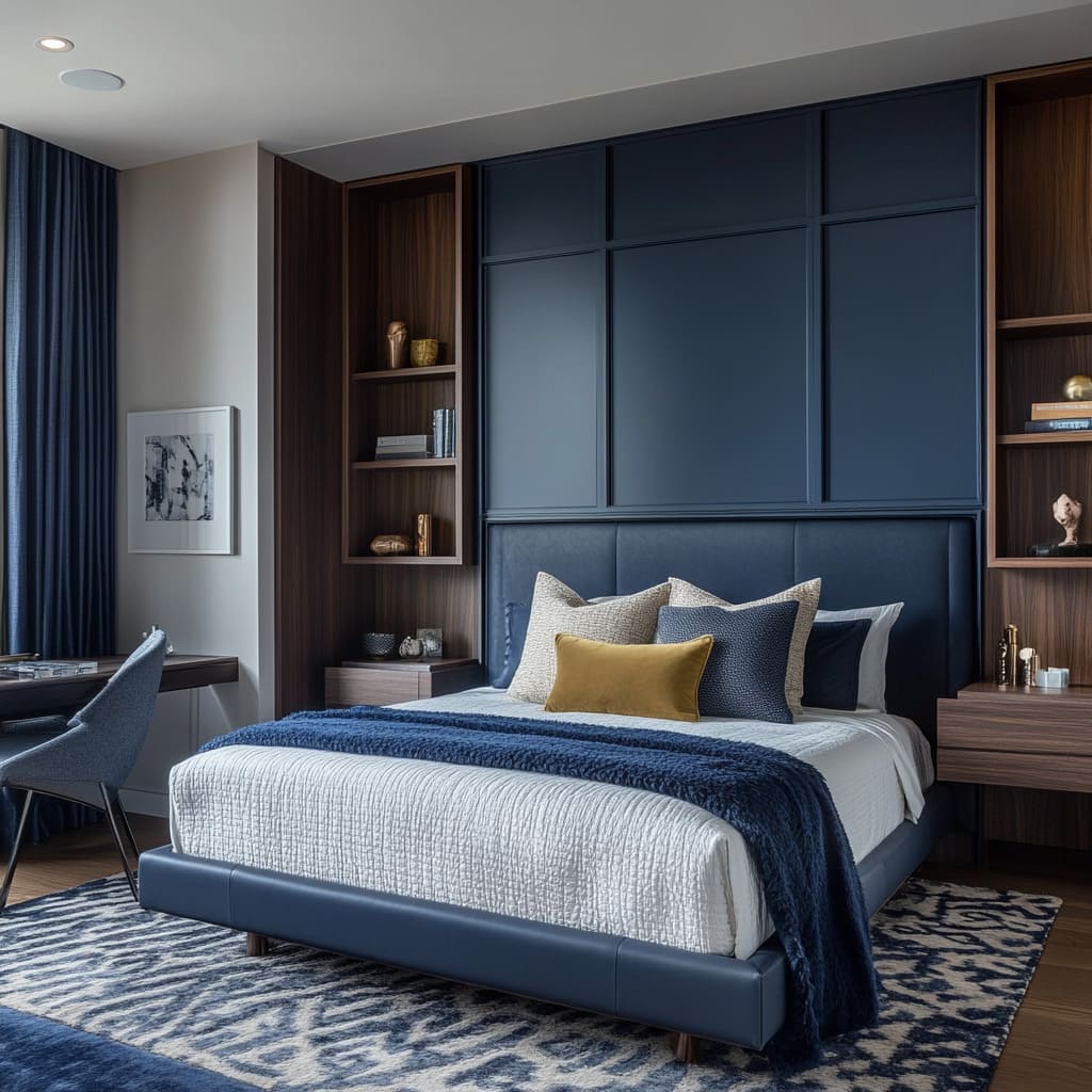 Dark Blue Bedroom Design Ideas: Striking the Right Balance
