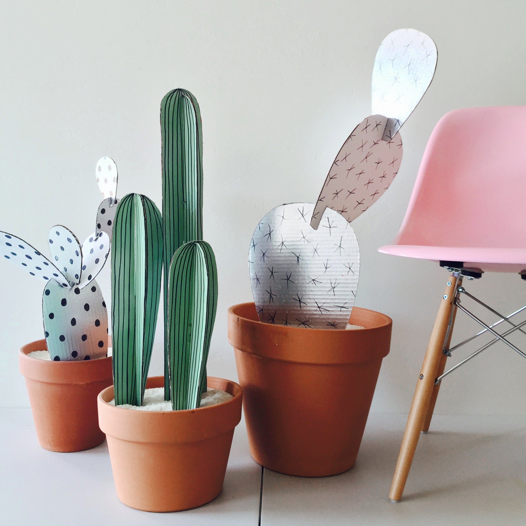 DIY Cardboard Cactus, PDF Template - The House That Lars Built