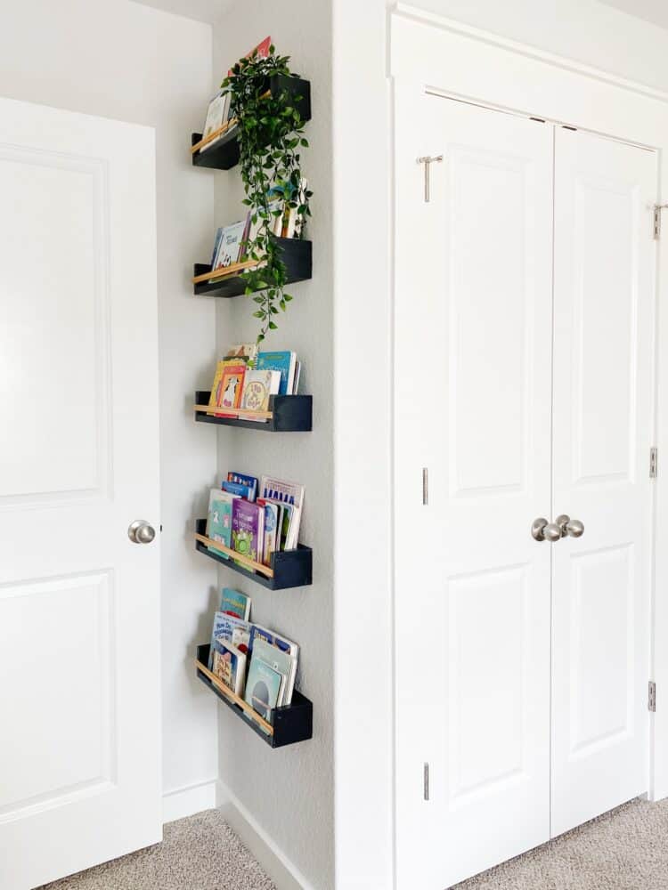 Easy DIY Book Ledge Shelves - Love & Renovations