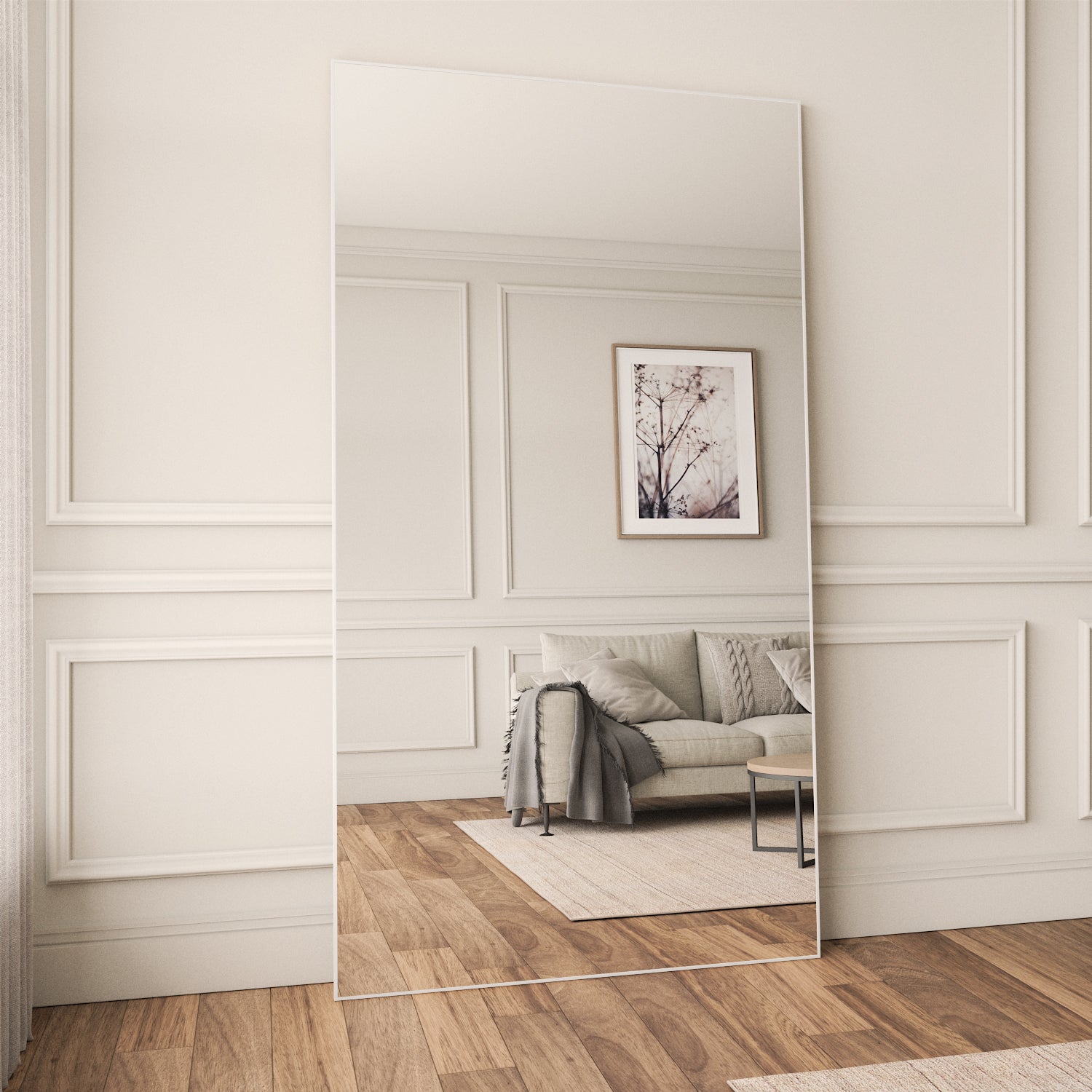 Extra large mirrors – Tagged 'white'– Glassfactory.fi