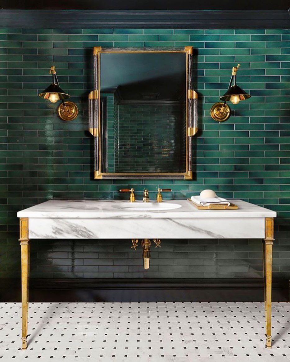 Green Bathroom Ideas: From Retro Charm to Modern Elegance
