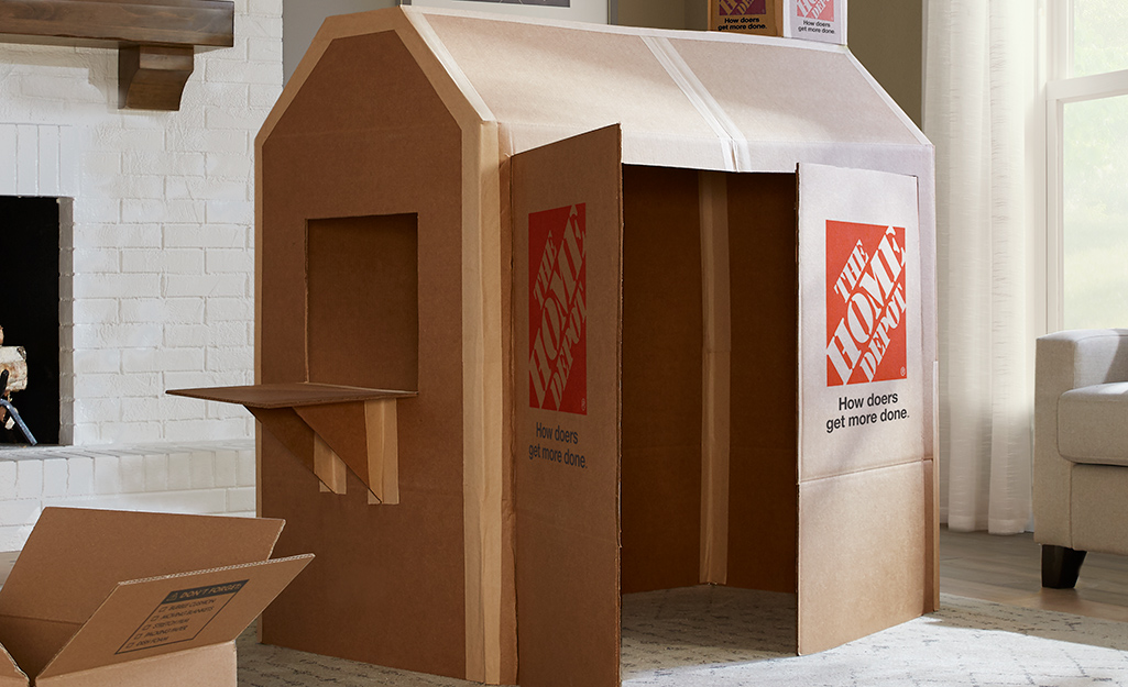 Home Depot's 'How to Make a Box Playhouse'! | Worcester Central Kids Calendar