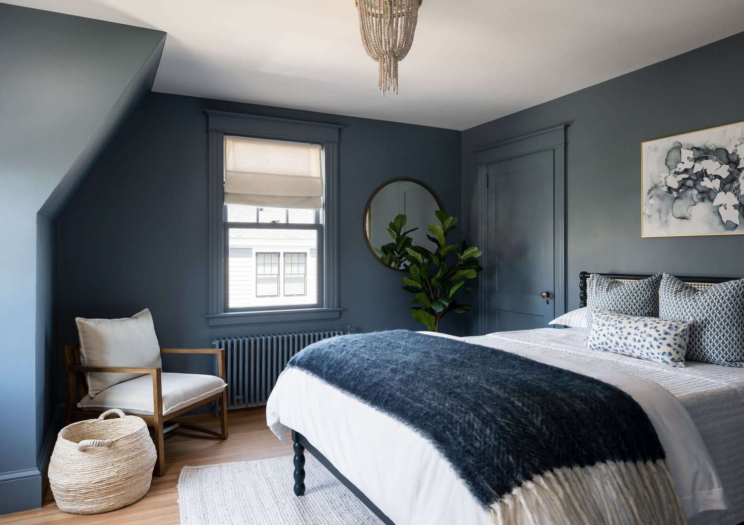 How to Decorate a Bedroom With Slanted Walls
