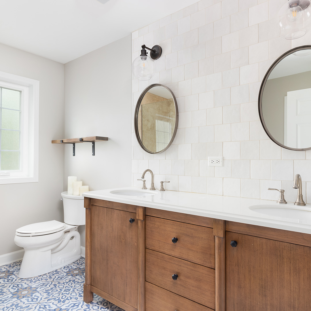 How to Design a Farmhouse Bathroom | Irish Jones Construction