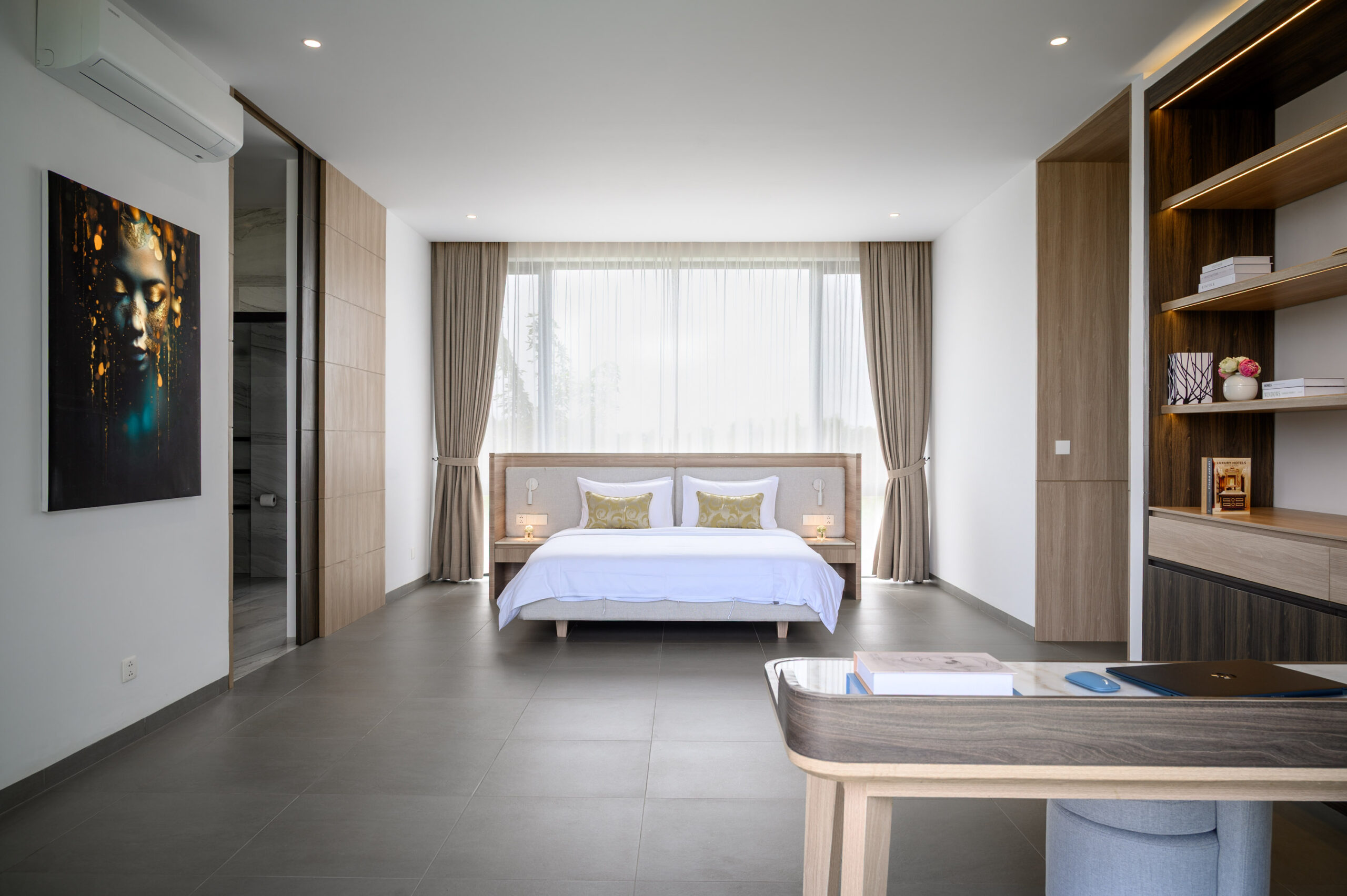 Master Suite with pool view in Siem Reap | Luxury Private Villa