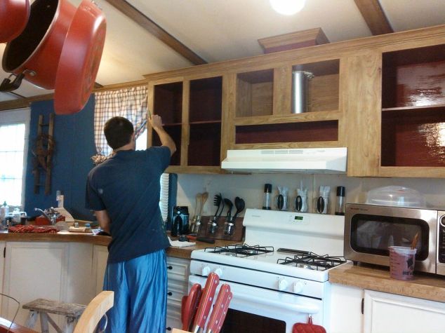 Mobile Home Gets Rustic Farmhouse Kitchen Makeover | Mobile Home Living