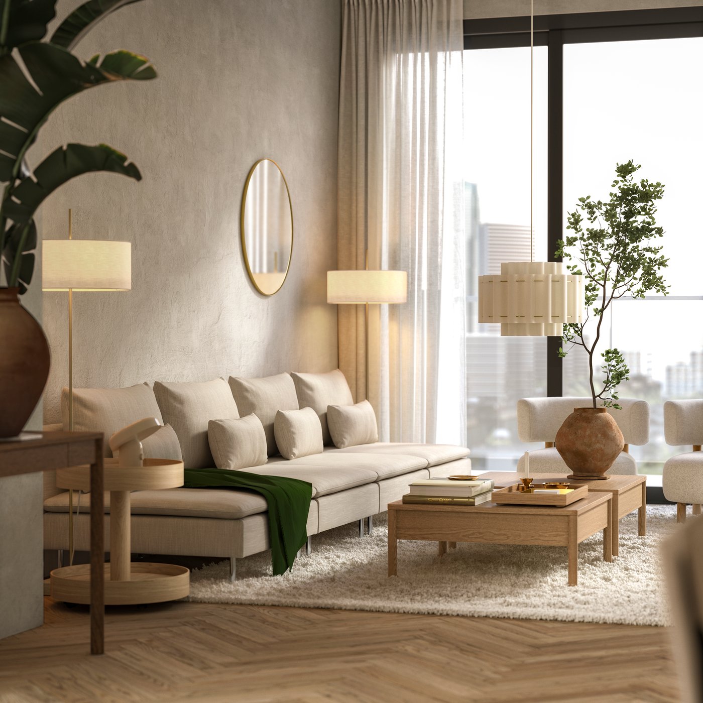 Modern apartment model home design that helps sell - IKEA