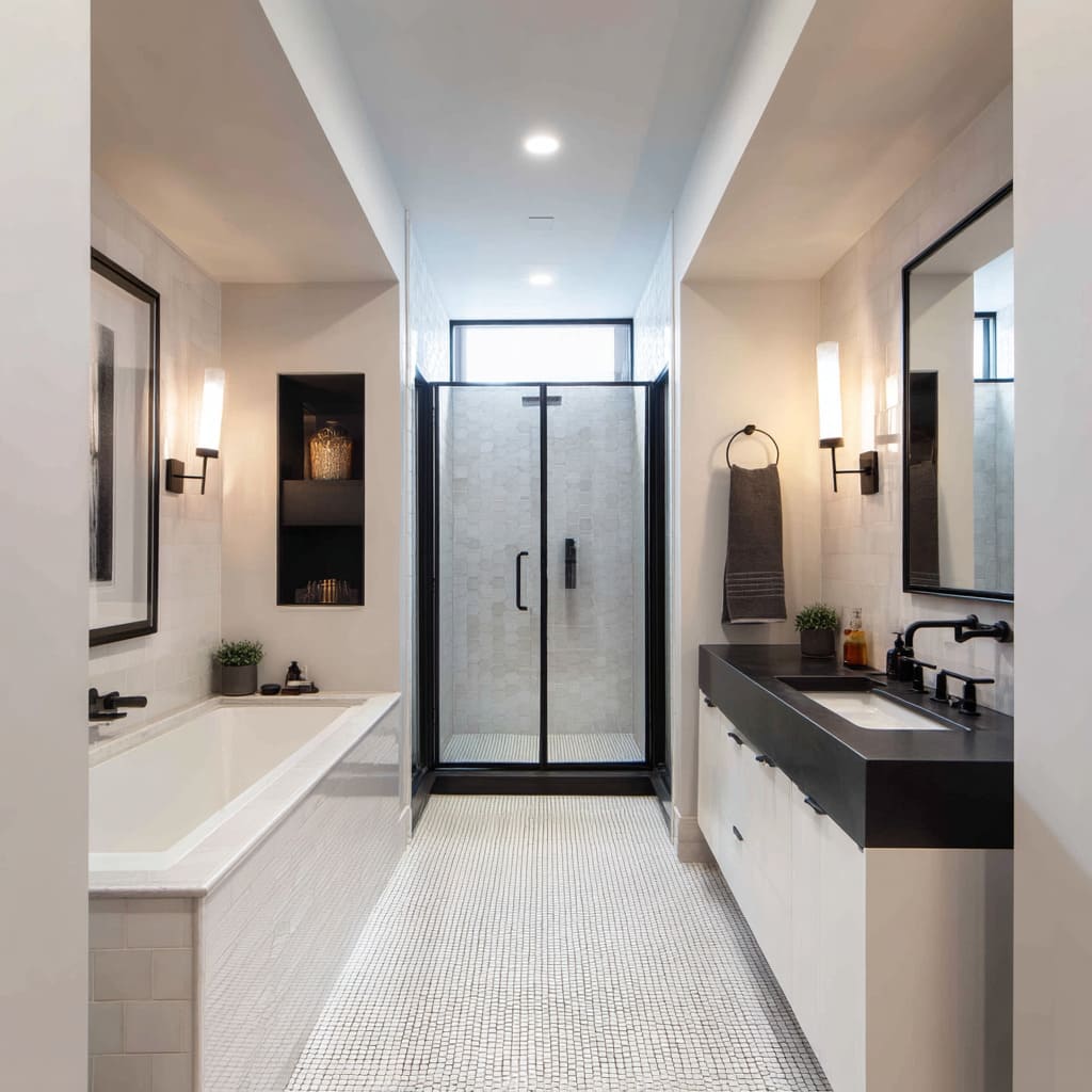 Modern Black & White Bathroom Ideas That Feel Extra Stylish