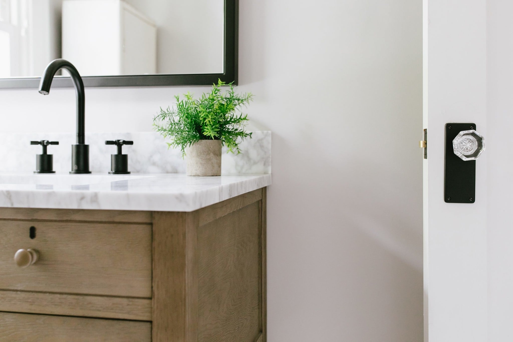 Modern Farmhouse Bathroom by The Phinery - The Phinery
