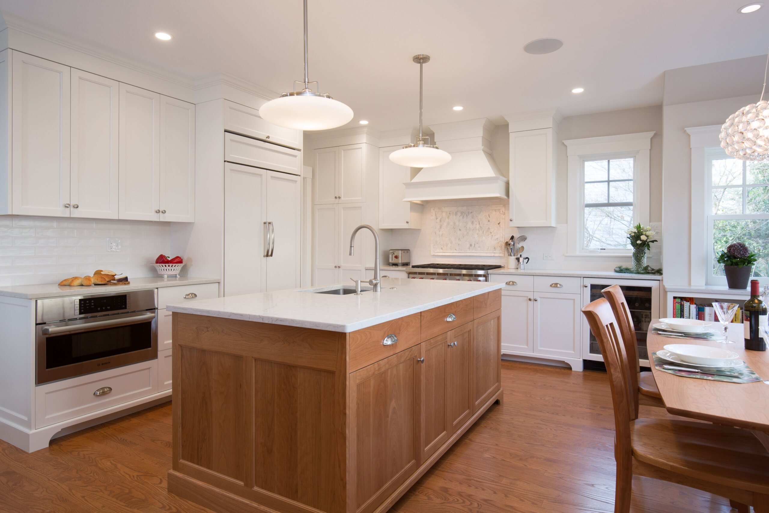 Modern Victorian Kitchen Renovation – Brookline – S.L. Mario Construction