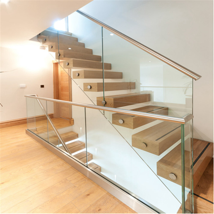 Modern Wood Floating Staircase Cantilevered Stairs
